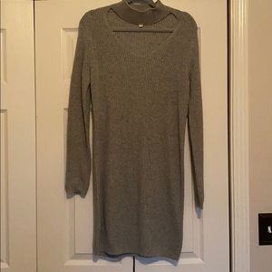 Grey sweater dress!